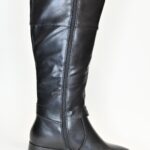 Μπότες Ιππασίας της Verde με Λείο τεχνοδερμα  Μαυρο Κωδικός 2715