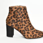 Μποτάκια Castor Animal print Leopard Kωδικος 1099