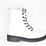 Χειροποιτα Δερμάτινα Αρβυλα με λείο δέρμα White /Λευκο Κωδικος 1202