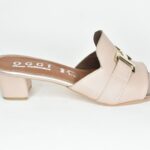 Δερματινα Mules Λευκο H 2021