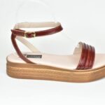 ΚSPL O2 Μπορντω Δερματινη Πλατφορμα με Πιετες στο Κουτεπιε