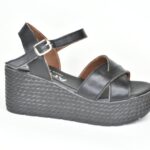 Χειροποιητες Πλατφορμες με Χιαστη στο Κουτεπιε/Μαυρο