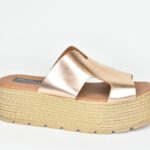 ΚSPL 024 Χειροποιητες Πλατφορμες με Mεγαλο Η στο Κουτεπιε/Rose-gold Δερμα