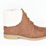 Mποτακια Verde Nubuck Ταμπα με Γουνακι 2931