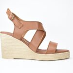 Χειροποιητες Δερματινες Πλατφορμες  Artistic 1142-04 Tαμπα/Τaba