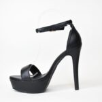 Πεδιλα ART 0002 Μαυρο/Black με Μπαρετα και Φιαπα