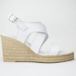 Χειροποιητες Δερματινες Πλατφορμες  Artistic 1142-04 Λευκο/White