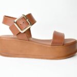 Χειροποιητες Δερματινες Πλατφορμες Flatform Artistic 138-02 Ταμπα/Taba