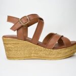 Χειροποιητες Δερματινες Πλατφορμες  Artistic 1110-02 Ταμπα/Taba