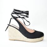Espantrilles Πλατφορμες Δετες με Κορδονια ΑRT 6650 Mαυρο/Black