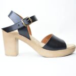 Πεδιλα ART 2022 με Μεγαλη Φασα και Φαρδυ Τακουνι/Μαυρο