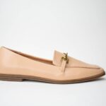 Moccasins με Μεταλλικη Αγκραφα Beige 5567/Μπεζ