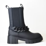 Μποτακια Chelsea με Διακοσμητικη Αλυσιδα Black/Μαυρο SJ566