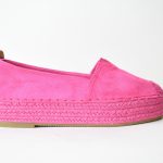 Espantrilles με Vellute Yφασμα και ανατομικο πελμα 7966 Ροζ/Pink
