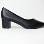 Ανατομικές Γόβες με φαρδυ τακουνι 1622 Μαυρο/Black