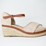 Espantrilles Πλατφορμες Χιαστη Μπεζ 8810