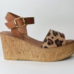 Χειροποιητες Δερματινες Πλατφορμες  Leopard Artistic 1007-38