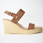 ΚSPL 2023-4 Χειροποιητες Πλατφορμες Πεδιλα με Δερμα Snakeprint/Ταμπα/Taba