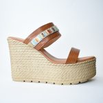 ΚSPL 2023 Χειροποιητες Πλατφορμες Παντοφλες με Κεντηματα και Strass/Ταμπα -Taba