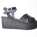 Χειροποιητες Δερματινες Πλατφορμες  Artistic 4311-55 Μαυρο/Black