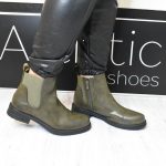 Μποτακια Casual με Λαστιχο Αστραγαλου 990 Πρασινο/Green