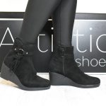 Μποτακια Castor με Mονοκομματη Σολα απο Καουτσουκ 2770 Black/Μαυρο