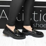 Loafers Y6735 Λουστριν Black/Μαυρο