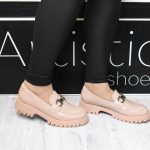 Loafers Y6735 Λουστριν Beige/Μπεζ