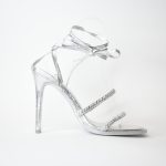 Πεδιλα με Strass BT 2080 Ασημι/Silver