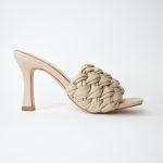 Mules με Μεγαλη Φασα Πλεξουδες 1749-12 Mπεζ/Beige