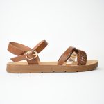 Ανατομικα Πεδιλα με Διακοσμητικη Δαντελα και Σολα Ελαφρου Κραματος WS 167 Καμελ/Camel