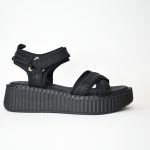 Ανατομικα Sport Πεδιλα με Χιαστη και Flatform Σολα Ελαφρου Κραματος/ Y2065 Mαυρο/Black