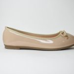 Μπαλαρινα Κλασσικη Λουστριν LT 2255 Mπεζ/Beige με Φιογκο