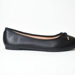 Μπαλαρινα Κλασσικη  Η 9609 Mαυρο/Black με Φιογκο