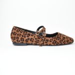Μοκασίνι Castor με Διπλή Μπαρέτα Χιαστί H012 Leopard/Λεοπάρ