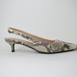 Πεδιλα με χαμηλο Τακουνι Snake Print BMA39