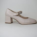 Γοβα με Φαρδυ Τακουνι και Baretta LL-1465 Nude