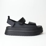 Flatform Πεδιλα με Διπλη Baretta και Scrats R 4455 Μαυρο/Black