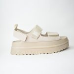 Flatform Πεδιλα με Διπλη Baretta και Scrats R 4455 Μπεζ/Beige