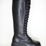 Μπότες με Κορδόνια Αρβύλες RQ510 Black/Μαύρο