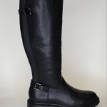 Μπότες Ιππασίας με Λάστιχο και Μεταλλικές Αγκράφες 6362 Black/Μαύρο