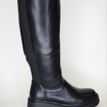 Μπότες Ιππασίας με Λάστιχο και Τρακτερωτή Σόλα 5825 Black/Μαύρο
