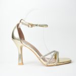 Πέδιλα Mε Στρας 6557 Gold/Χρυσό