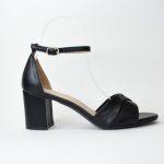 Πεδιλα Mε Φαρδυ Τακουνι YU9T6 Black/Μαύρο