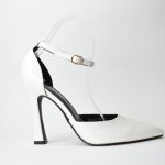 Γόβα Λουστρίν με Μπαρέτα 768827 White/Λευκό