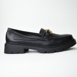 Μοκασίνια με Τόκα 6109 Black/Μαύρο