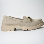 Μοκασίνια με Τόκα 6109 Khaki/Μπεζ