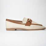 Loafers με Canva και Τόκα Y3223 Camel/Κάμελ