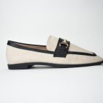 Loafers με Canva και Τόκα Y3223 Black/Μαύρο