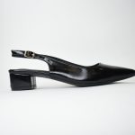 Πέδιλα Λουστρίν με Χαμηλό Τακούνι LT2526 Black/Μαύρο